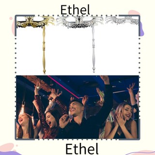 Ethel1 หน้ากากหางนกฟินิกซ์ ลายดอกไม้ สําหรับงานเทศกาล