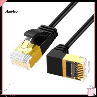 [Sy] สายเคเบิลอีเธอร์เน็ต RJ45 Cat7 10Gbps ป้องกันการรบกวน สําหรับคอมพิวเตอร์ส่วนตัว