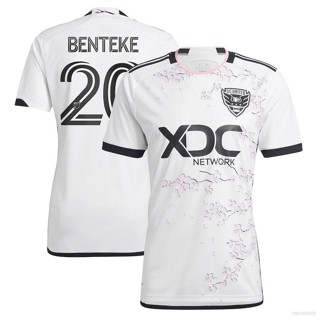 Ani 2023 MLS Christian Benteke DC United Jersey เสื้อยืดลําลอง แขนสั้น คอกลม พลัสไซซ์