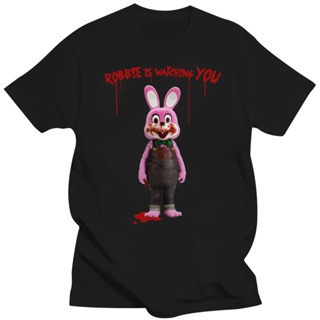 เสื้อยืด พิมพ์ลายเกมสยองขวัญ Robbie Rabbit 4Xl 5Xl Xxxxl