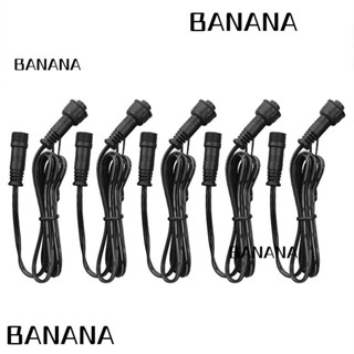 Banana1 สายเคเบิลต่อขยาย 2 Pin 2 PINS สีเดียว สําหรับดาดฟ้า 5 ชิ้น