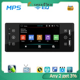 Rf Sw150 เครื่องเล่น Mp5 วิทยุ 1 Din พร้อมรีโมตคอนโทรล หน้าจอสัมผัส Hd Tps บลูทูธ 5 นิ้ว สําหรับรถยนต์