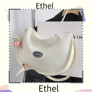 Ethel1 กระเป๋าสะพายไหล่ กระเป๋าเมสเซนเจอร์ ผ้าแคนวาส น่ารัก จุของได้เยอะ สําหรับผู้หญิง