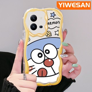 เคสโทรศัพท์มือถือแบบนิ่ม ใส กันกระแทก ลายการ์ตูนโดราเอมอนน่ารัก สําหรับ VIVO V25 5G V25E X80 Lite V21E Y73 2020