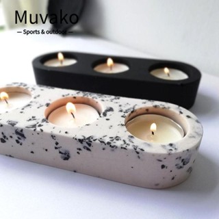 Muvako แม่พิมพ์ซิลิโคน ทรงกลม สําหรับทําเทียน ปูนปลาสเตอร์ ซีเมนต์ DIY