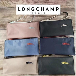 Promo ของแท้ 2023 LONGCHAMP Le Pliage กระเป๋าใส่เหรียญ กระเป๋าเครื่องสําอาง กระเป๋าคลัทช์