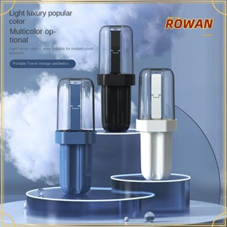 Rowans ที่วางแปรงสีฟัน ยาสีฟัน แชมพู แก้วน้ํายาบ้วนปาก อเนกประสงค์ พร้อมที่จับ พลาสติก สําหรับครัวเรือน เดินทาง