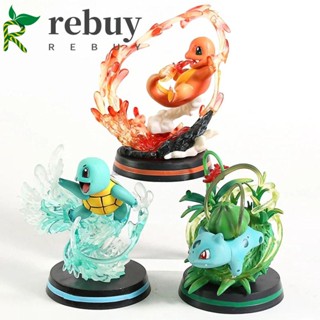 Rebuy โมเดลฟิกเกอร์ PVC รูปโปเกม่อน Blastoise Mewtwo