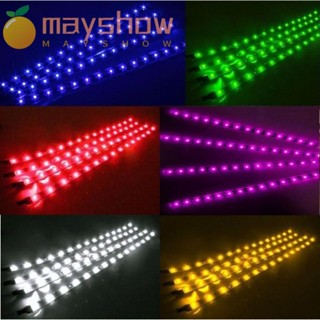 Mayshow แถบไฟ LED 30 ซม. ตกแต่งรถจริง DIY แฟลช