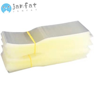 Janfat แถบหด PVC โลหะ 4.3*1.57 นิ้ว 11*4 ซม. แบบใช้แล้วทิ้ง สําหรับขวดเครื่องสําอาง กระปุกพลาสติก ดีบุกโลหะ 400 ชิ้น