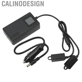 Calinodesign Intelligent Car Charging Hub  Digital Display  Black High Efficiency Reliable Performance for