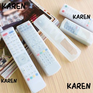 Karen ปลอกหุ้มรีโมตคอนโทรล ซิลิกาเจล กันฝุ่น กันน้ํา สี่ขนาด