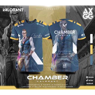 เสื้อยืด พิมพ์ลาย "valorant - new Fashion chamber" สําหรับเล่นเกม