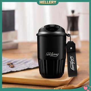 [HelleryTH] แก้วกาแฟ มีฉนวนกันความร้อน แบบพกพา พร้อมฝาปิด 16 ชิ้น