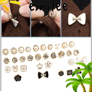 Emilee เข็มกลัดกระดุม รูปเสื้อเชิ้ต ป้องกันอุบัติเหตุ 30 ชิ้น