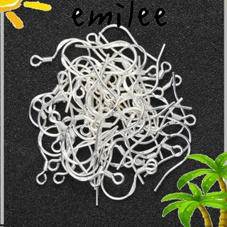 Emilee ตะขอต่างหู สีเงิน สําหรับทําเครื่องประดับ DIY