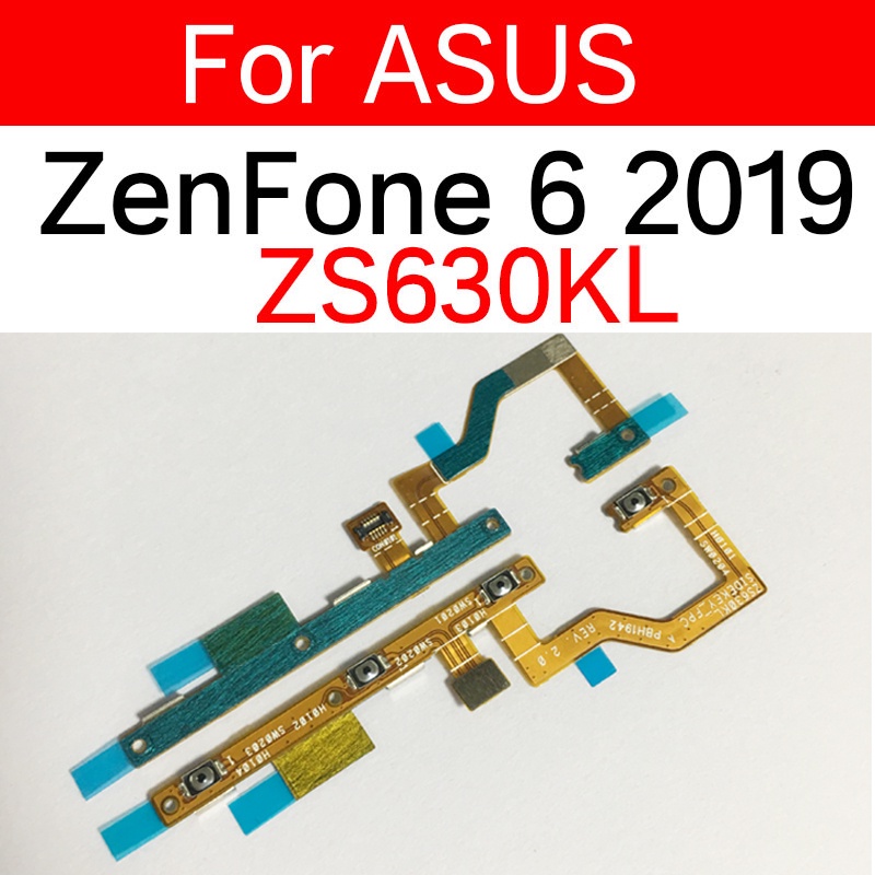 แท้ ปุ่มปรับระดับเสียง ด้านข้าง แบบเปลี่ยน สําหรับ Asus ZenFone 6 2019 ZS630KL