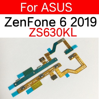 แท้ ปุ่มปรับระดับเสียง ด้านข้าง แบบเปลี่ยน สําหรับ Asus ZenFone 6 2019 ZS630KL