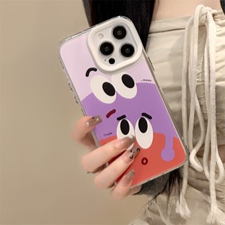 [พร้อมส่ง] เคสป้องกันโทรศัพท์มือถืออะคริลิค แบบนิ่ม ลาย Three-in-One สําหรับ Apple iPhone 15 14 13 12 11 PROMAX XS XR XSMAX SE2020 6 7 8PLUS MINI