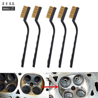 ⭐24H SHIPING ⭐Brass Wire Brushes 17cm Cleaning Welding Slag Plastic Handle 5pcs Cleaning Brush