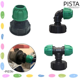 Pista IBC อะแดปเตอร์ข้อต่อถังเก็บน้ํา ข้อศอกตรง พลาสติก คุณภาพสูง 20 มม. 25 มม. 32 มม.