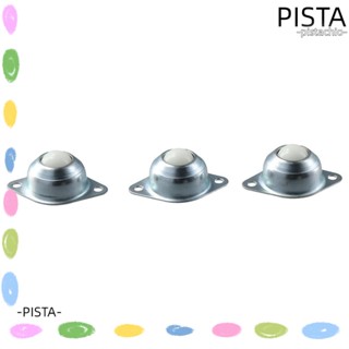 Pista ตลับลูกปืนเม็ดกลม เหล็กคาร์บอน ไนล่อน โทนสีเงิน และตลับลูกปืนโอน สีขาว 0.55 นิ้ว 360 6 ชิ้น° ลูกกลิ้งหมุนได้ สําหรับตั้งโต๊ะ