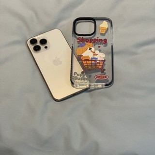 เคสโทรศัพท์มือถือใส แบบนิ่ม ลายลูกสุนัข สําหรับ iPhone 14promax 12pro 11 X XS 13 13promax 11 14 xr 12pro