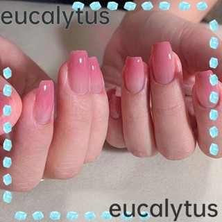 Eucalytus1 เล็บปลอม ถอดออกได้ DIY 24 ชิ้น