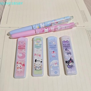 SANRIO Ulove1bsby ชุดดินสอกดอัตโนมัติ ลายการ์ตูนซานริโอ้ พร้อมไส้ดินสอ HB เครื่องเขียน สําหรับเด็กนักเรียน 1 ชุด