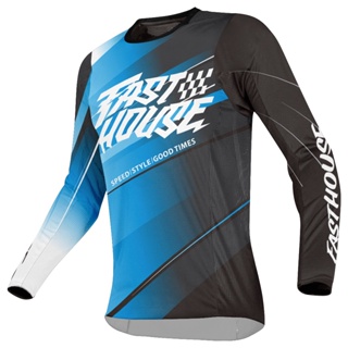 เสื้อกีฬาแขนสั้น ลายทีมวิบาก Mtb Downhill ระบายอากาศได้ดี สําหรับผู้ชาย 2023