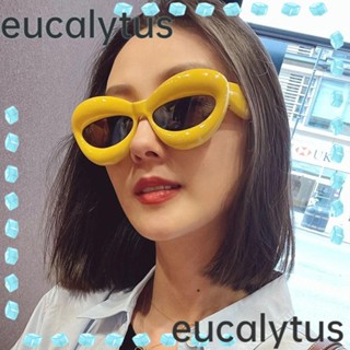 Eucalytus1 Y2K แว่นกันแดด ผู้หญิง ผู้ชาย แว่นตากันแดด แว่นตาฮิปฮอป