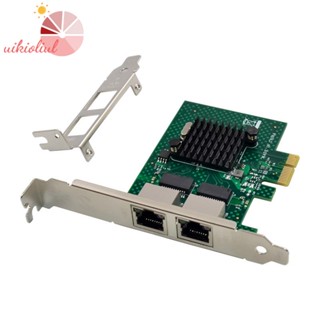 อะแดปเตอร์การ์ดเครือข่ายเซิร์ฟเวอร์ BCM5720 PCIE X1 Gigabit Ethernet พอร์ตคู่ สําหรับ WOL PXE VLAN