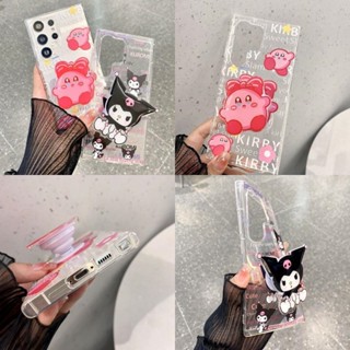 ความดันอากาศ แชสซี Cute Cartoon Case OPPO A17 A16K A16E 4G A53 A31 A9 A5 2020 F11 Pro F9 F7 F5 F3 F1S การ์ตูน เคสมือถือ Little Bear Kitty Kuromi Kirby Wear a support hand rope bead Soft TPU Cover