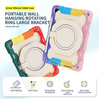 เคสแท็บเล็ต PC ซิลิโคน กันกระแทก พร้อมแหวนขาตั้ง สําหรับ iPad 9.7 2018 2017 Air 2 Pro 9.7 2016 mini 4 5 2019