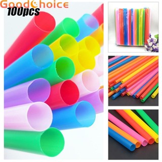 Straws Extra Wide Multi Color Oversized Tea Fat 100Pcs 21cm Boba Straws