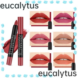 Eucalytus1 ลิปสติก เนื้อแมตต์ กันน้ํา ติดทนนาน สําหรับปาร์ตี้ ของขวัญ