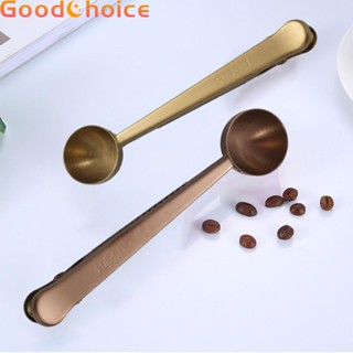 Measuring Spoon With Clip Coffee Scoop Gadgets Kitchen Tools Multifunction