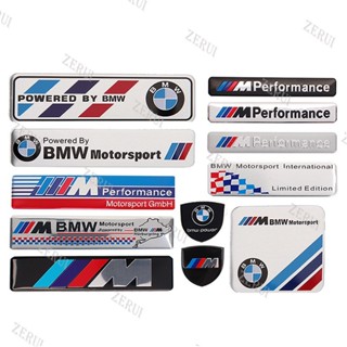 Zr สติกเกอร์โลหะ ลายตราสัญลักษณ์ ป้องกันรอยขีดข่วน สําหรับ BMW M Power M6 M8 E46 E60 E39 E90 E30 F10