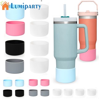 Lumiparty ปลอกหุ้มขวดน้ํา ซิลิโคน กันลื่น อุปกรณ์เสริม สําหรับ Quencher Iceflow 4 ชิ้น