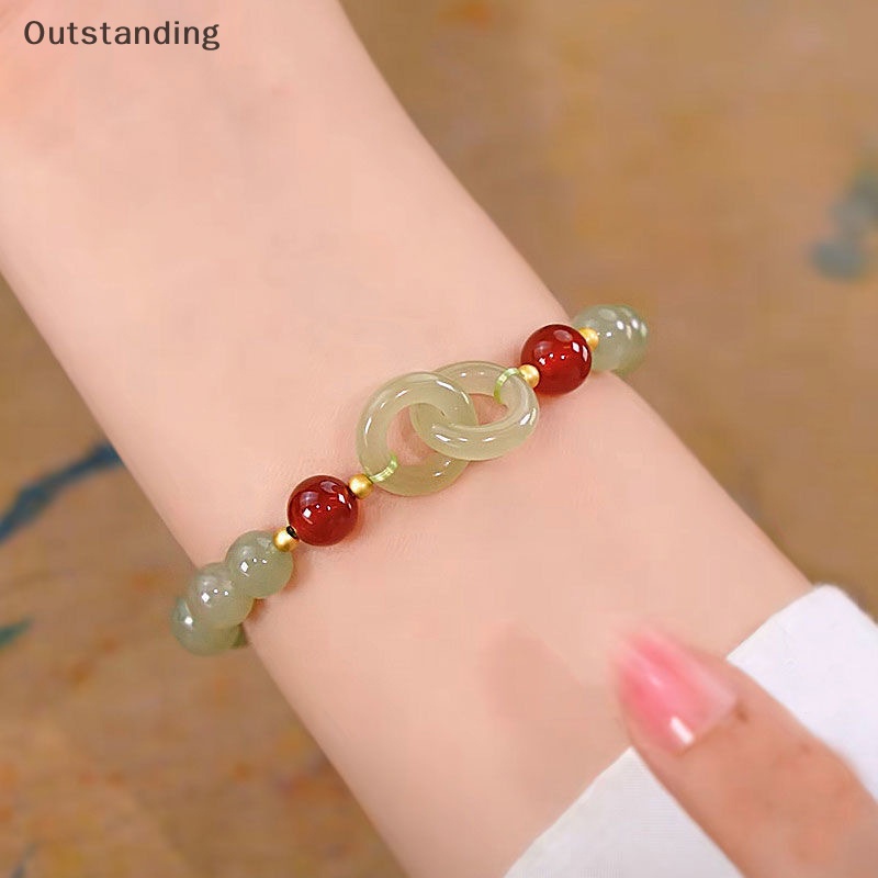 Outstanding Ins สไตล์แฟชั่น สร้างสรรค์ โชคดี ลูกปัด สร้อยข้อมือ วินเทจ เบา แฮนด์เมด กําไลข้อมือ สําหรับผู้หญิง เด็กผู้หญิง เครื่องประดับ ของขวัญใหม่