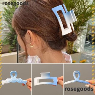 Rosegoods1 กิ๊บติดผมพลาสติก ไล่โทนสี ขนาดใหญ่ 11 ซม. สําหรับเด็กผู้หญิง