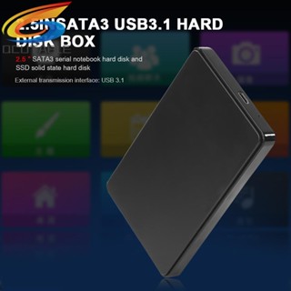 [Qcutable.th] เคสฮาร์ดไดรฟ์ HDD 2.5 นิ้ว USB 3.1 SATA3 สําหรับ SSD Disk Type C