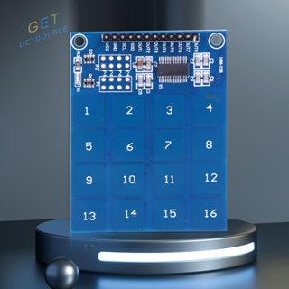 [Getdouble.th] Ttp229 บอร์ดสวิตช์เซนเซอร์สัมผัส 2.4V-5.5V 16 ช่องทาง PCB