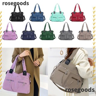 Rosegoods1 กระเป๋าสะพายไหล่ ทรงโท้ท กันน้ํา จุของได้เยอะ สําหรับผู้หญิง