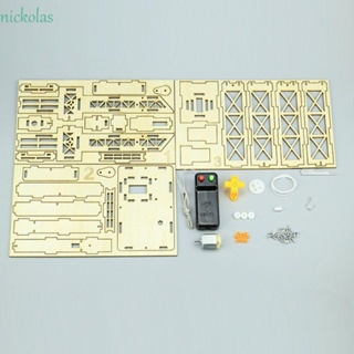 Nickolas โมเดลรถเครน หอคอยเครน พร้อมรีโมตคอนโทรล เทคโนโลยี DIY ของเล่นสําหรับเด็ก