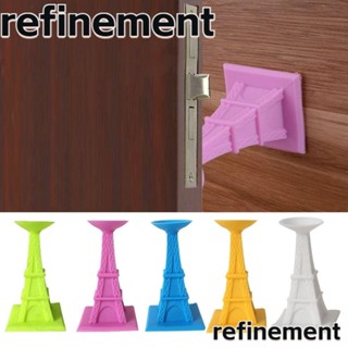 Refinement กันชนประตู แบบตัวดูดสุญญากาศ มีกาวในตัว แข็งแรง กันชน สําหรับติดผนังบ้าน