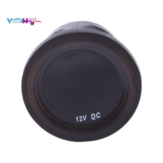 โวลต์มิเตอร์ดิจิทัล DC12V RD กันน้ํา สามสาย รถจักรยานยนต์ เรือ รถยนต์ แผงแรงดันไฟฟ้า จอแสดงผล LED สี