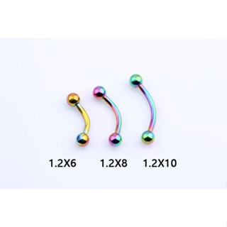 3Pcs/Lot Titanium Barbell Eyebrow Ring Eyebrow Piercing Clearance sale