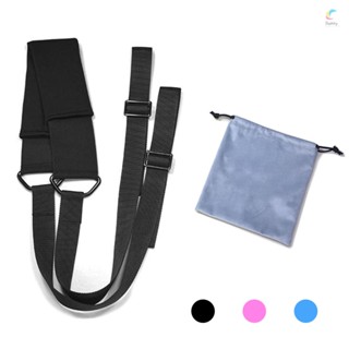 [ลดราคา] สายรัดขา แบบยืดหยุ่น ปรับได้ 2.6 เมตร พร้อมกระเป๋าถือ สําหรับเต้นบัลเล่ต์