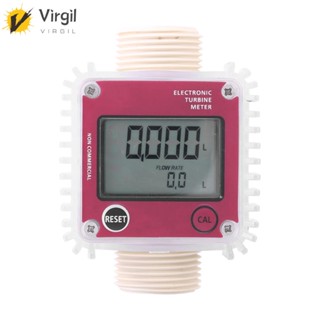 [Virgil.th] เครื่องวัดการไหลของน้ํามันเชื้อเพลิงดีเซล ดิจิทัล LCD K24 10-120 ลิตร ต่อนาที